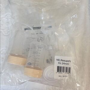 Spectra Double Pumping Kit Resupply Kit 24mm Bottles Tubing Breast Pump Bundle